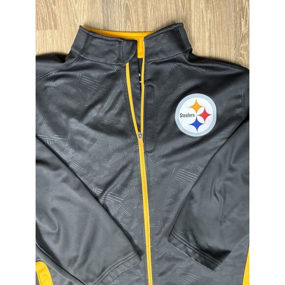 Pittsburgh Steelers Fanatics Mens Longitude Latitude Full Zip Track Jacket XXL - Picture 3 of 16